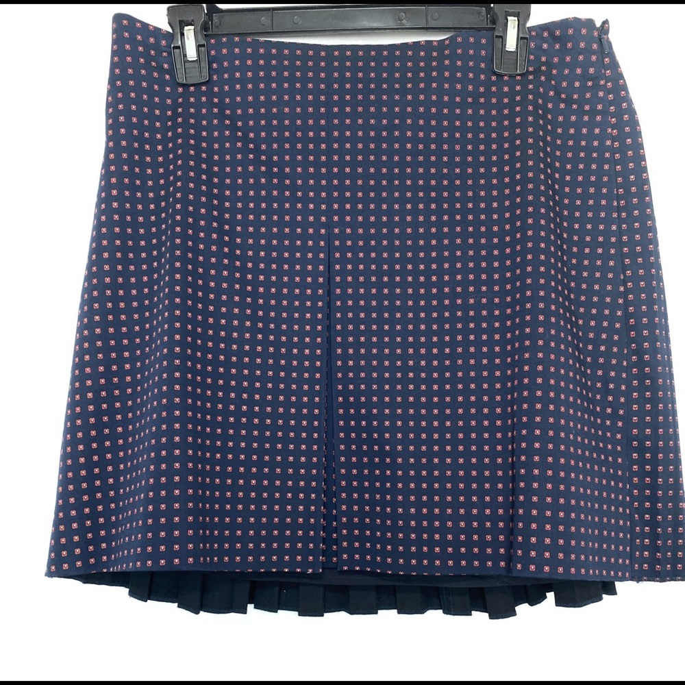 Tory Burch Klarissa Pleated Mini Skirt Size 8 - Picture 7 of 14
